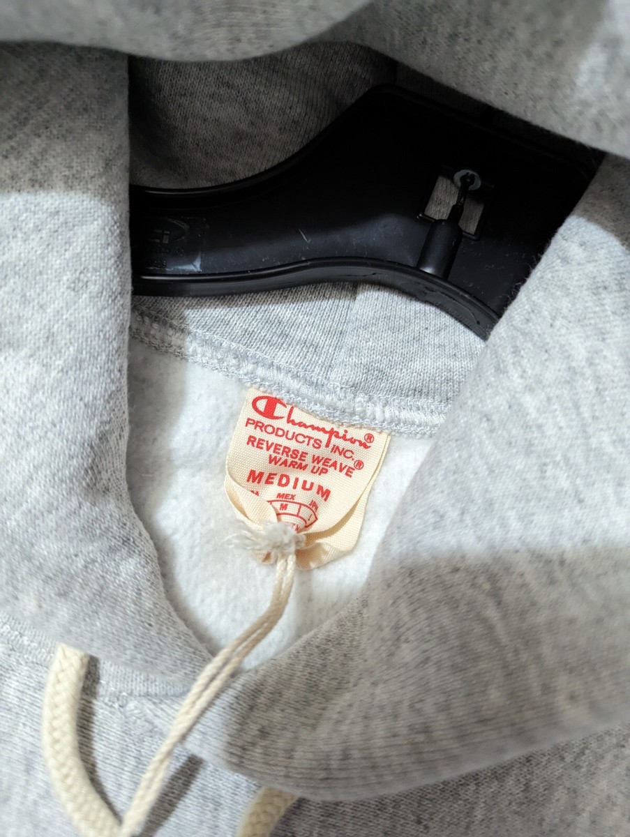 Mens Champion Reverse Weave Warm Up Hoodie M Medium NEW NWT Mens Champion Reverse Weave Warm Up Hoodie M Medium NEW NWT
