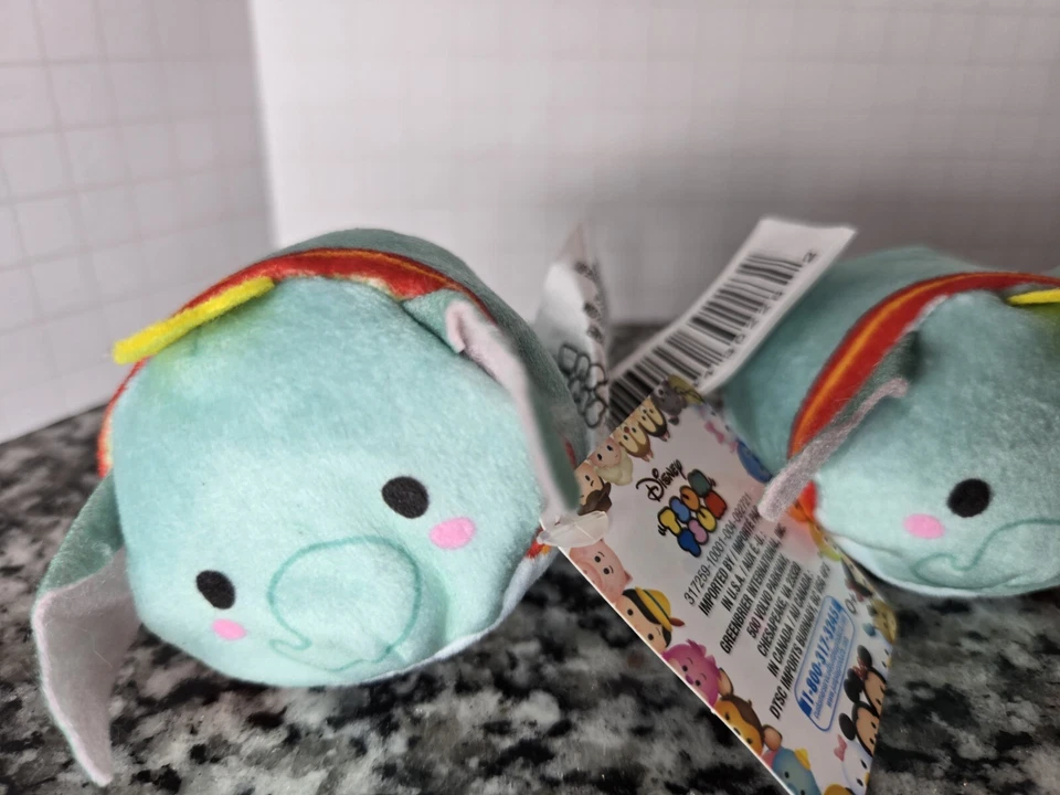 DISNEY Tsum Tsum Lote de 3 Juguetes de Peluche Dumbo Miniatura Peluche Pequeño Foto 2 de 3