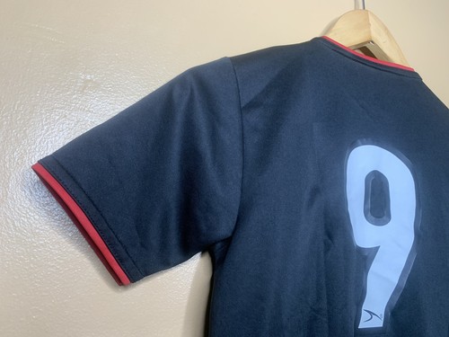 Kids Unisex Fox Sport Soccer Shirt Size YM Black Red V Neck Short Sleeve Uniform - Picture 14 of 15