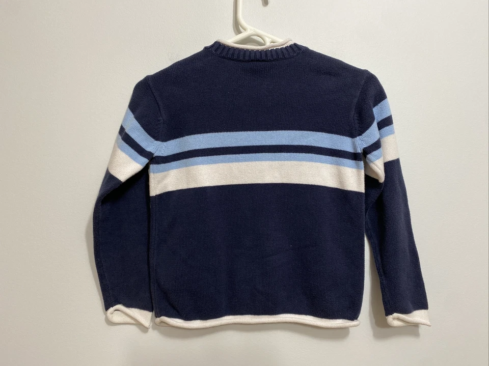 Tommy Hilfiger Niños Sudadera Talla 6 Manga Larga Niños Cuello Redondo Pullover Algodón Foto 2 de 4