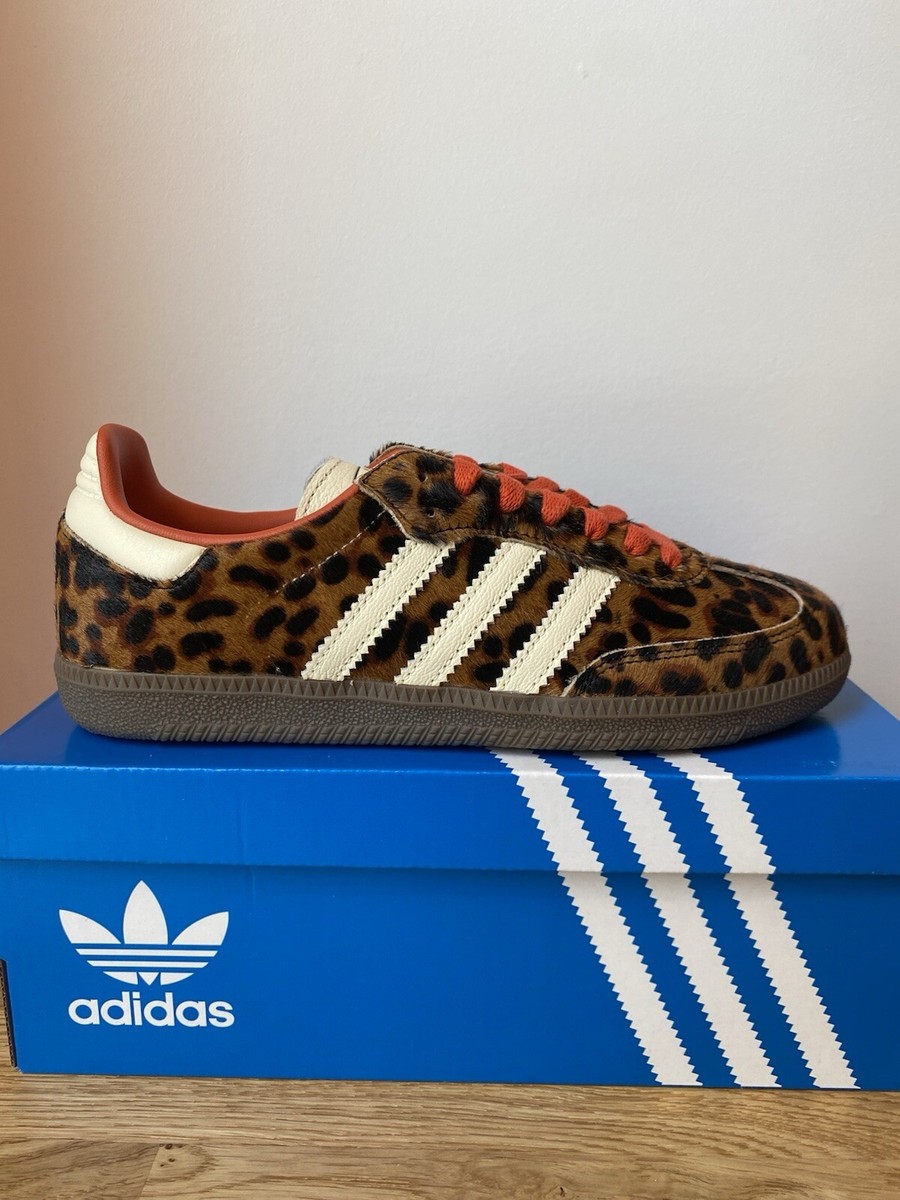 Women's Sizes | adidas Samba OG Preloved Red Leopard Women's Sizes | adidas Samba OG Preloved Red Leopard