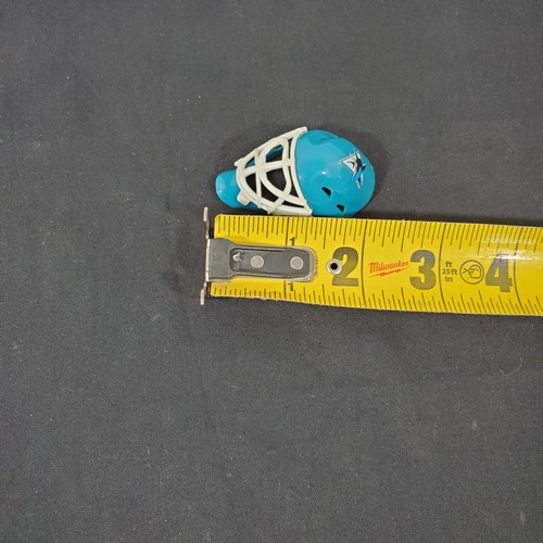 NHL San Jose Sharks Hockey Team 2" Mini Goalie Helmet Face Mask - Picture 9 of 9