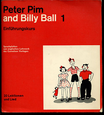 Peter Pim and Billy Ball-1 -Sprachplatten--Einführungskurs-20 Lektionen-und Lied