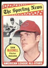 1969 Topps #435 Sam McDowell