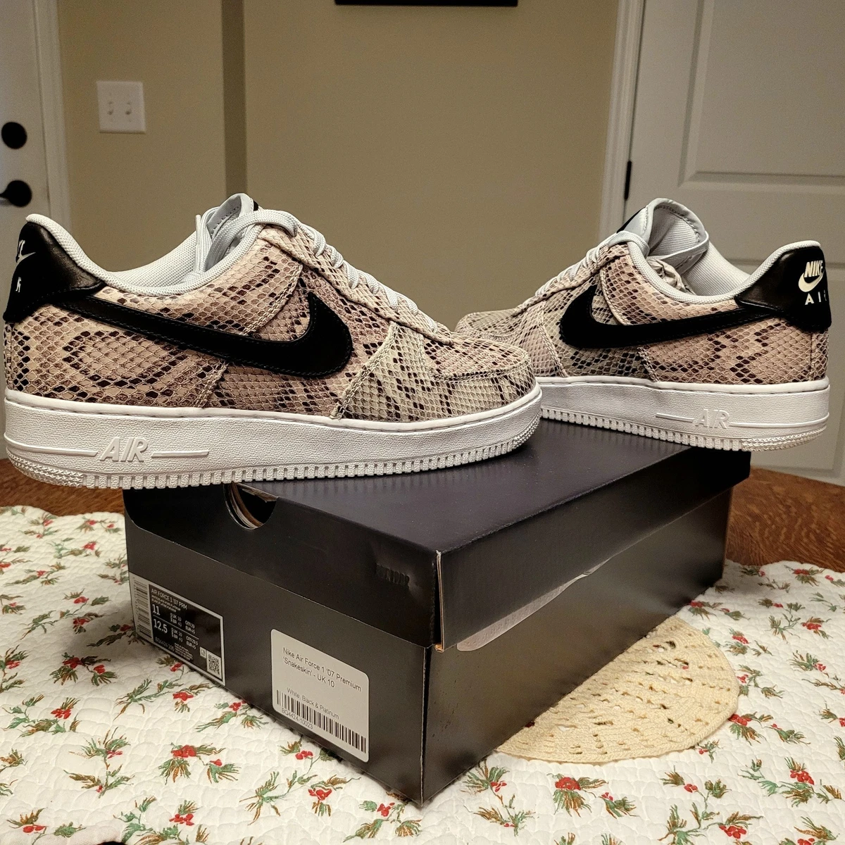 NIKE Air Force 1 スネーク柄 Nike】Air Force 1 '07 PRM “Snakeskin” 全2色が国内11月28日に発売