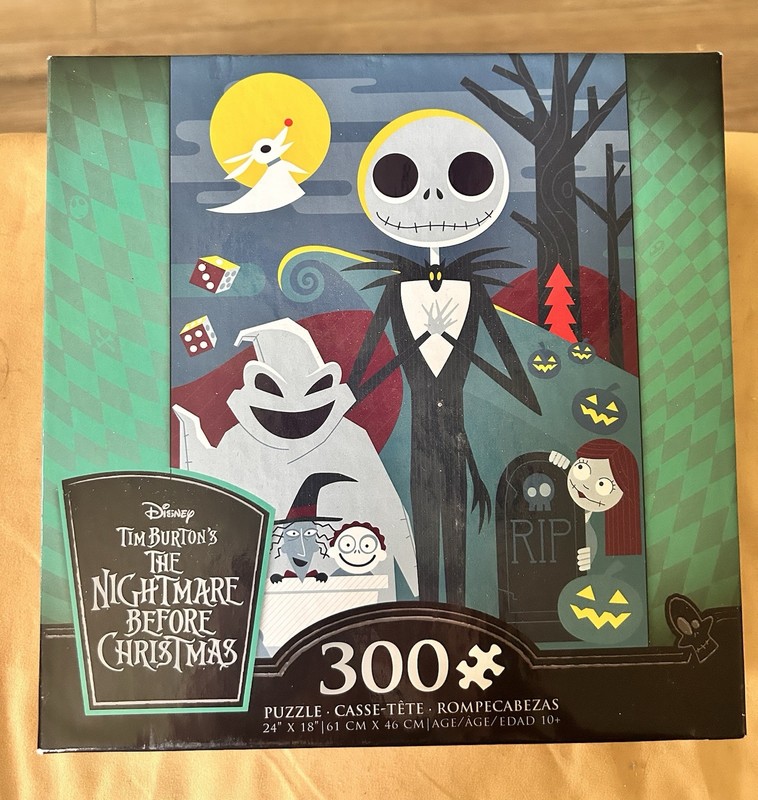Disney Nightmare Before Christmas 300 Piece Puzzle Sealed Jack Skellington