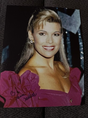 Vanna White signed 8 x 10 Foto handsigniert Glücksrad