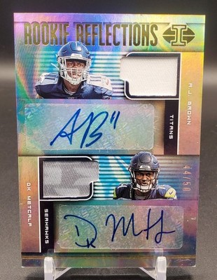 💥2019 Panini Illusions Rookie Reflections AJ brown DK Metcalf RC Patch Auto /50