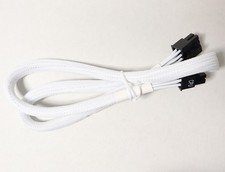 Genuine White Corsair RM RMx TX HX AX AXi Series 8-pin (4+4) CPU Cable Type 4