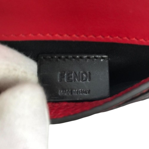 FENDI Micro Baguette Rot Leder Mini Tasche - 100% Original mit Staubbeutel - Luxus - Bild 7 von 19