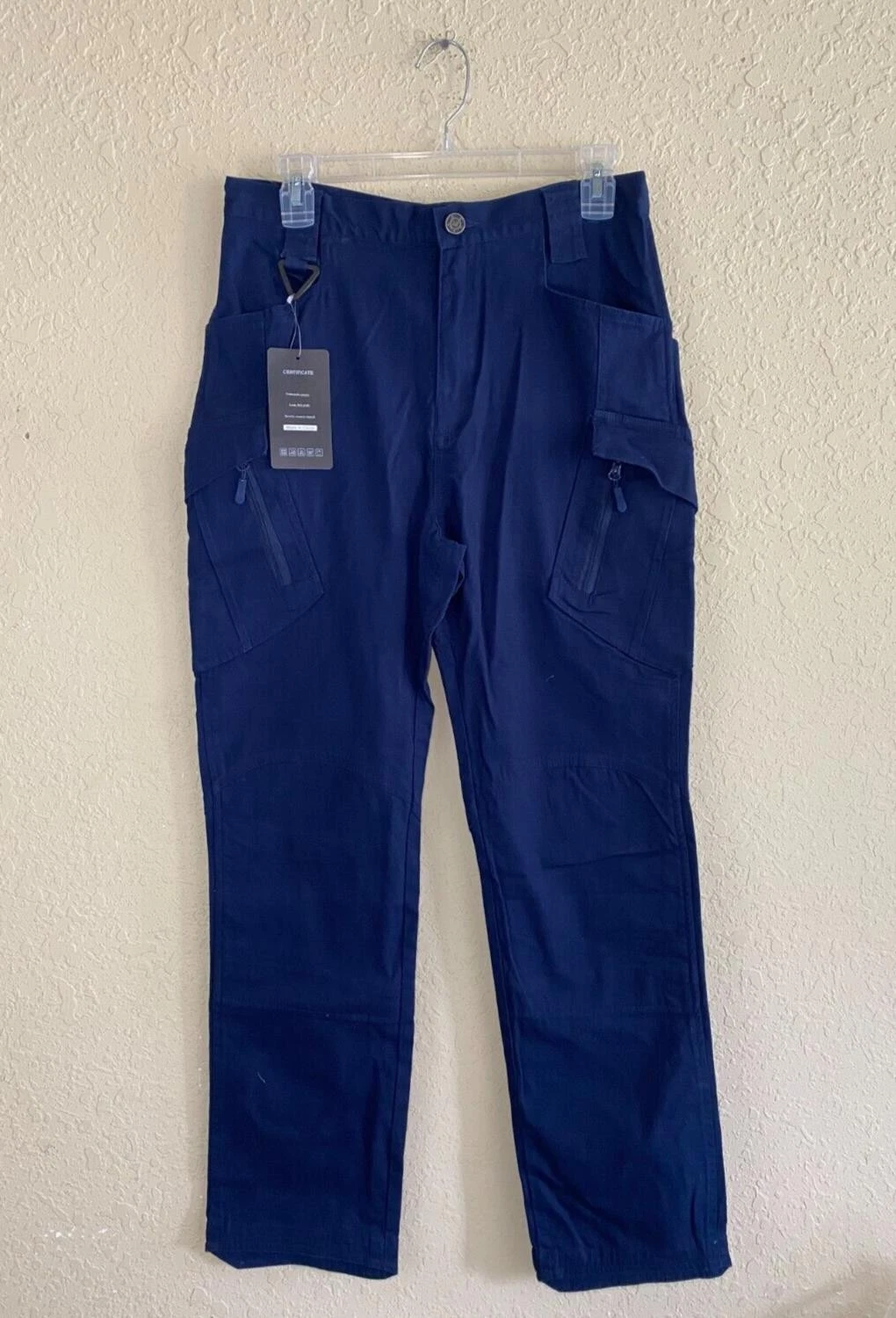 LABEYZON Mens Work Tactical Pants Lightweight Rip-Stop Casual Cargo Pants 30x30