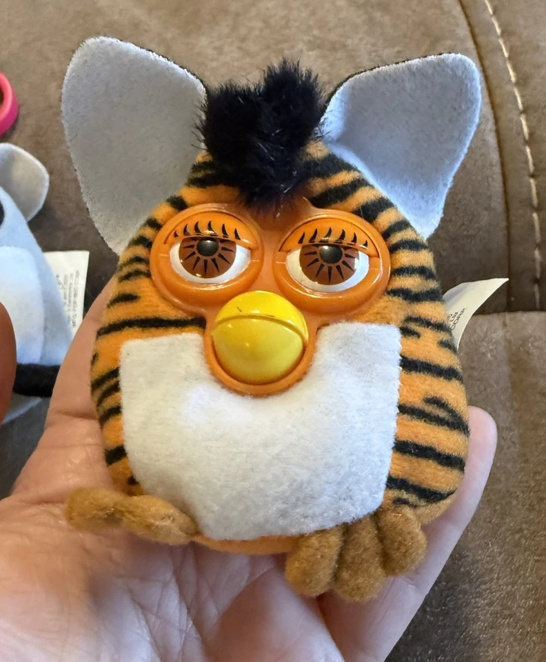 McDonalds Furby 2000 llavero de peluche clip juguetes lote de 4 Foto 3 de 4