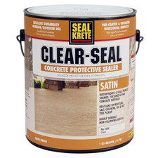 1 Gal. Satin Clear Seal Concrete Protective Sealer