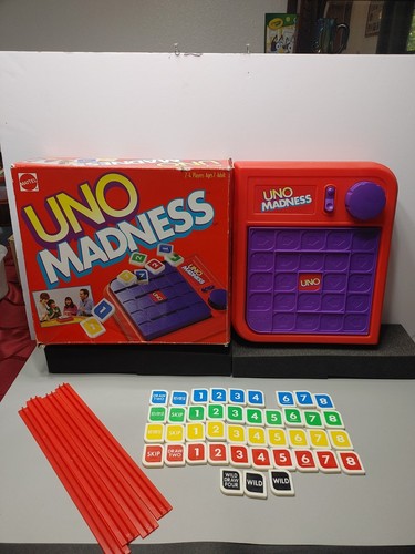 1995 UNO MADNESS Game - Timer Works It Doesn't Pop All The Time - Picture 1 of 8