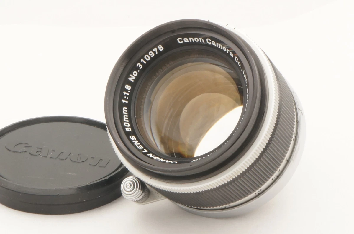 Canon LENS 50mm F1.8 L39 前期型? 50mm Focal f/1.8 L39 Mount Camera Lenses for sale | eBay