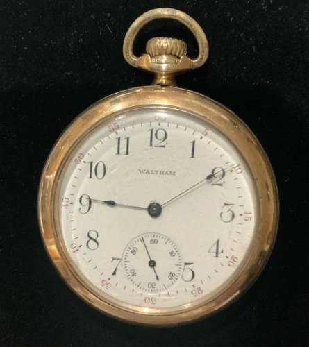 Waltham No. 620 16-Size 15-Jewel Antique Pocket Watch , Keeps Time