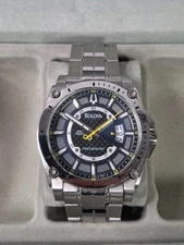 Bulova Men's Precisionist Quartz Wristwatch Stainless Steel C877699 RUNNING
