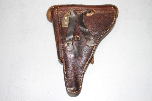 Original WWII Military Luger Brown Leather Pistol Holster . *1 - Picture 9 of 9