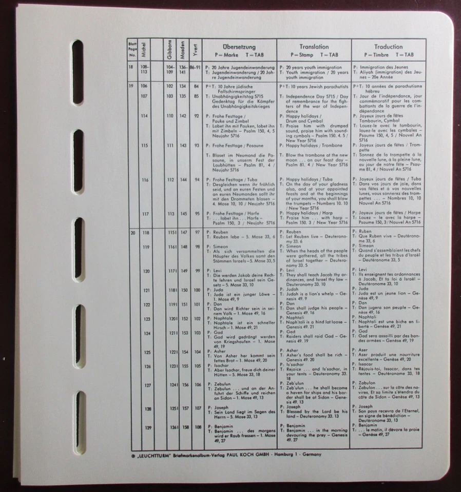 Páginas de álbum de estampillas sin bisagras Lighthouse Israel no. 787 SF con pestañas 1948-68 Foto 3 de 4