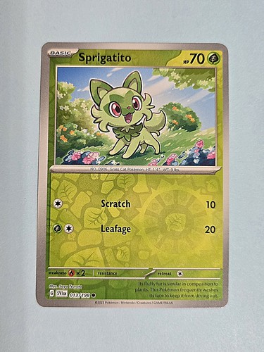 2023 Sprigatito 13/198 - Reverse Holo - Scarlet & Violet 151 - NM/MINT Pokémon