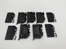 Lot of 5 Allen-Bradley 1492-H Fusible Terminal Block w/ 4 End Covers 1492-N37
