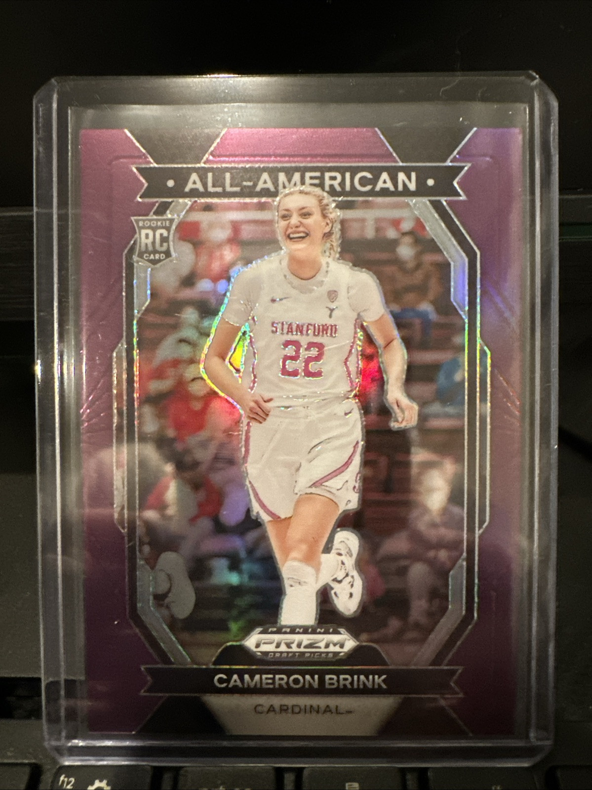 Cameron Brink 2024 Prizm Draft All American RC Purple Prizm /75