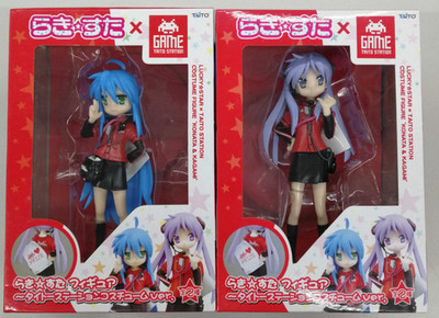 Lucky Star Kagami Hiiragi & Konata Izumi Set TAITO Station Kostüm Figur