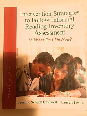Intervention Strategies to Follow Informal Reading Inventory Ass