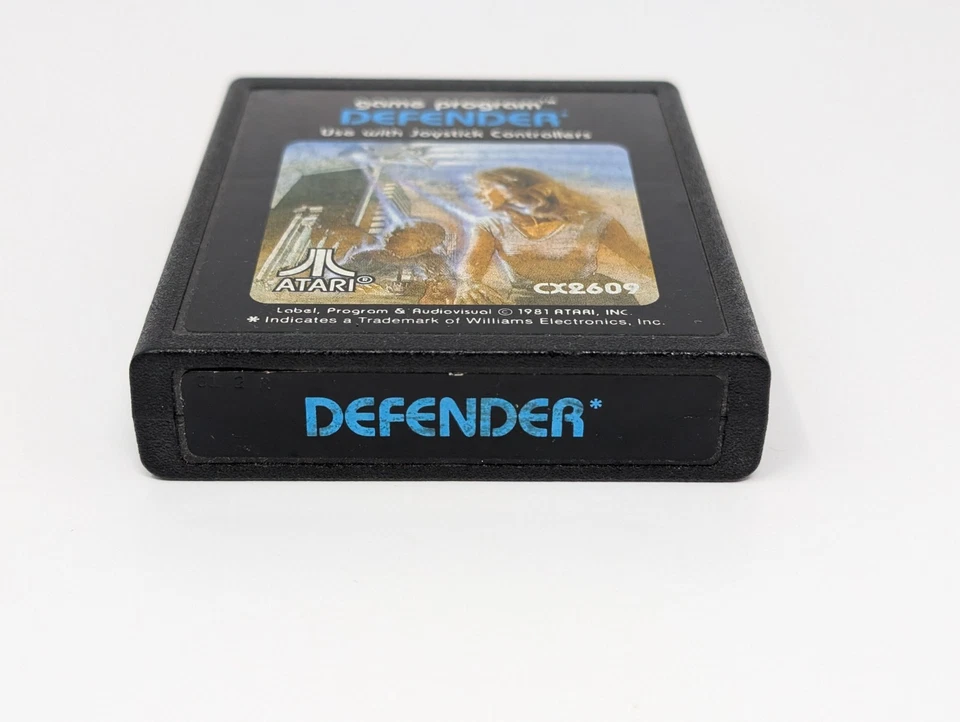 Defender (Atari 2600, 1982) - Cart Only - Image 2 of 2