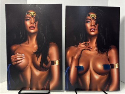 Cool Comics Cover Gallery Up Close Wonder Woman Set Fernando Rocha LTD 50 F/VF