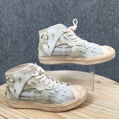 Converse Feng Chen Wang Sneakers Womens 8.5 Jack Purcell Hi Blue Leather 169009C