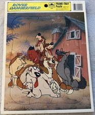 Vintage 1991 Rover Dangerfield Golden #4949 Frame Tray Cardboard Puzzle USA Made