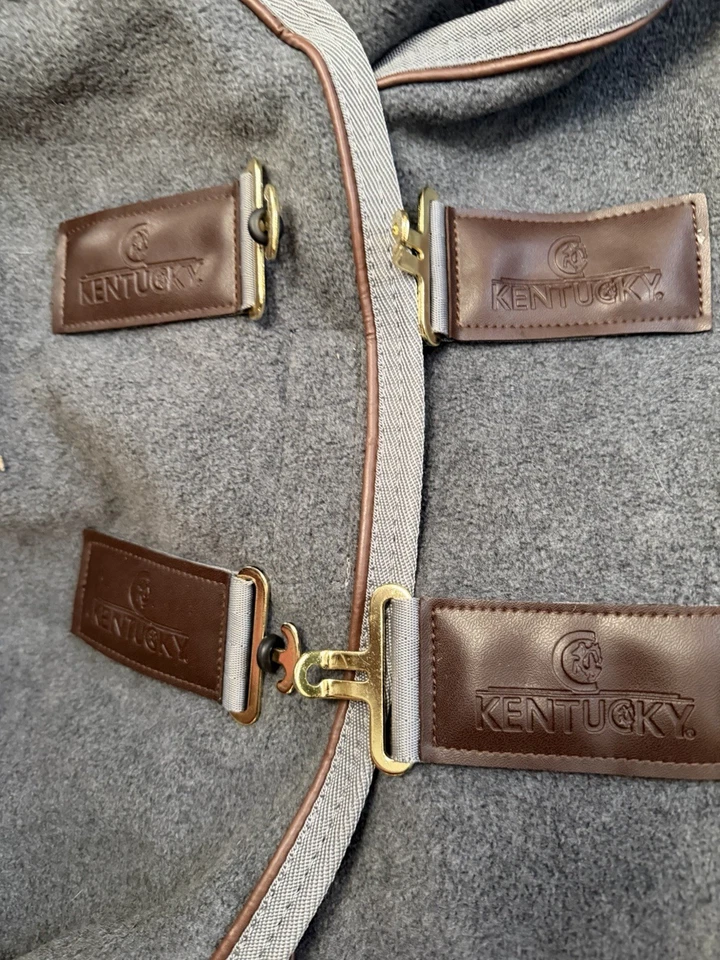 Enfriador polar gris de dos tonos pesado KY Horsewear 78" Foto 2 de 4