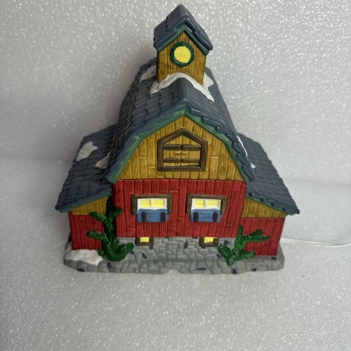 Vintage Dickens Collectables Christmas Towne Serie Scheune Porzellan Lichter 1998 - Bild 6 von 16
