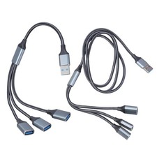USB Splitter Cable USB2.0 Male to 3 Port Female Multiple USB Port Extender Cable