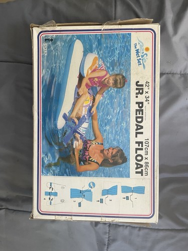 Vintage Intex The Wet Set Inflatable Jr Pedal Float, nie benutzt neu im Karton - Bild 3 von 5