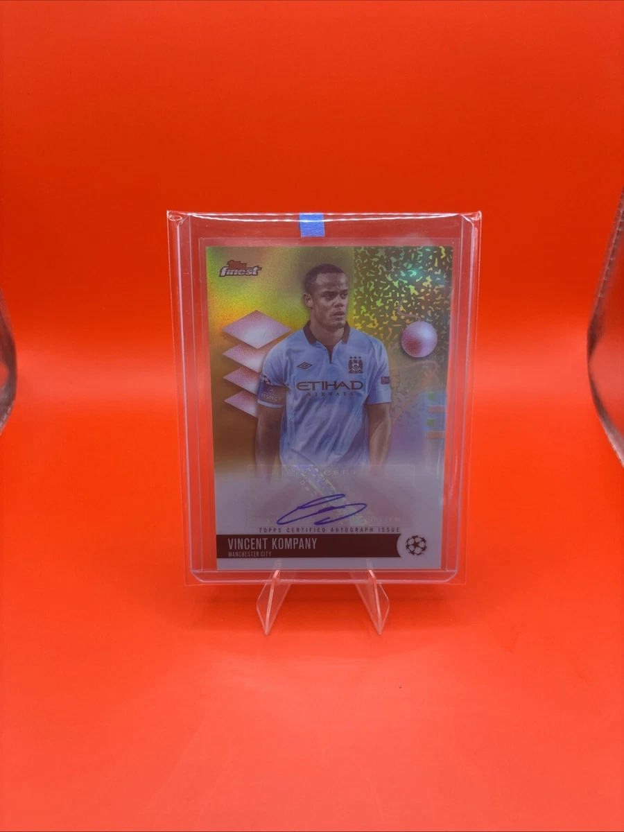 Topps Soccer Manchester City Autographed Sports Trading Cards