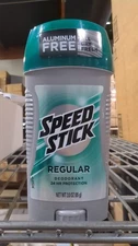 Speed Stick Men's Aluminum Free Deodorant, Regular - 3 oz