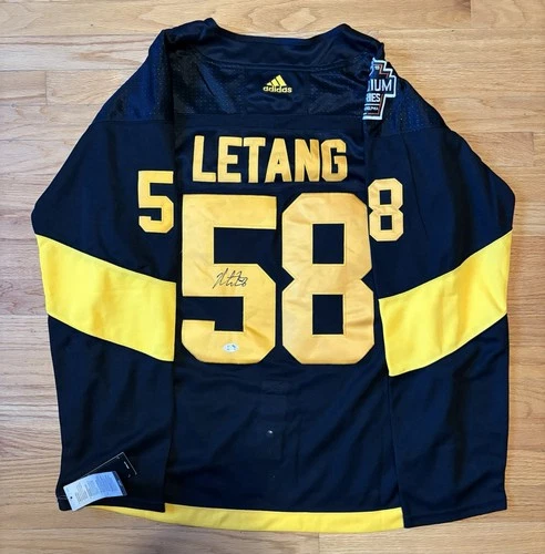 Kris Letang Signed Pittsburgh Penguins Jersey PSA/DNA Auto Hockey NHL