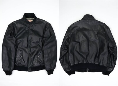 Vintage Gatto Int. Design by U.W. Black Removable Sleeves Leather