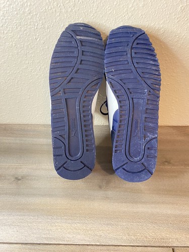 Brand New Vintage 70s 80s Puma Cyclone LE Running Shoes Size 12 Men's Blue White - Picture 6 of 9