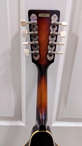 1970’s Sigma MM 6 Acoustic Mandolin 8-String Sunburst with Hard Case - Picture 8 of 21