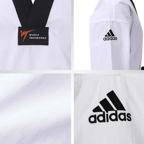 Adidas ADI-CHAMPION 2 Taekwondo Uniform TKD Karate WT Dobok - Picture 2 of 8