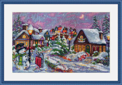 Merejka Counted Cross-Stitch Kit Christmas Night K-71