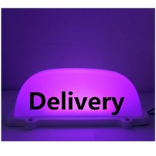 Car Top Light Waterproof 12v Led Delivery Light With Line Magnetic Base Car Top Light Waterproof 12v Led Delivery Light With Line Magnetic Base