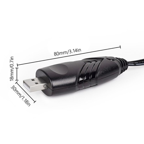 XH-3P 7.4V USB Charging Cable Lithium Battery Charger Cord for Quadcopter Car - Zdjęcie 8 z 8