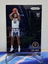 2020-21 Panini PRIZM Basketball ZEKE NNAJI #8 INSTANT IMPACT ROOKIE