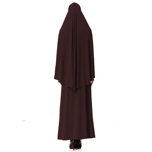 Women's Prayer Set Abaya Caftan Long Dress Arab New Hijab Skirt Islamic Clothing - 第 63/151 張圖片
