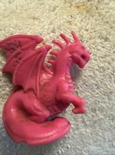 30 on side,Monster in My Pocket Dragon, pink,rare vtg toy Meg num 49