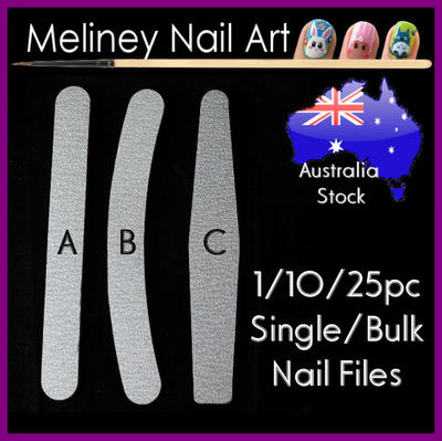nail files sanding buffer manicure art tool Double sided 100/180 Grit bulk
